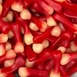 Damel Aardbeien Botjes – Zachte Aardbei Snoepjes in Botvorm