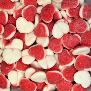 Damel Gesuikerde Harten – Zachte Fruit Snoep Hartjes
