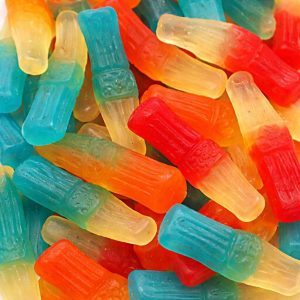 Damel Gekleurde Flesjes – Zachte Fruit Snoep Flesjes Mix