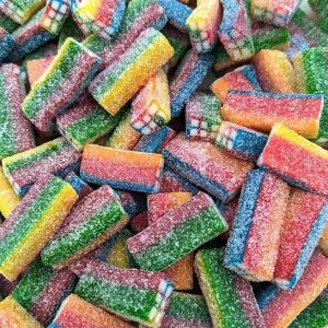 Damel Zure Regenboog Blokjes – Zure Fruit Snoep Blokjes Mix