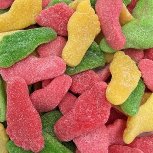 Damel Gesuikerde Voeten – Zachte Fruitgums met Suikerlaag