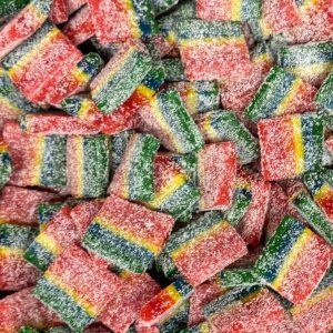 Damel Regenboog Matjes – Zure Halal Snoepmatjes met Fruitsmaak
