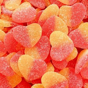 Jake Peach Hearts – ZachtePerzikhartjes met Suikerlaag