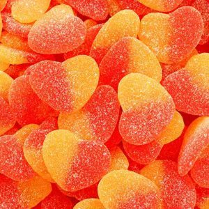 Jake Peach Hearts – ZachtePerzikhartjes met Suikerlaag