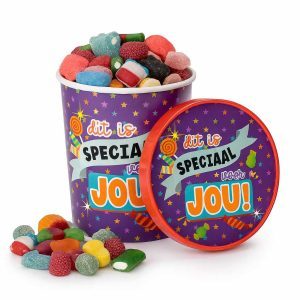 Candy Bucket Speciaal voor jou  – Cadeau met Snoepmix