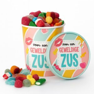 Candy Bucket Zus  – Cadeau met Snoepmix