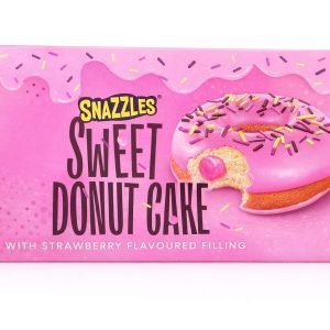 Snazzles Sweet Donut Cake with Strawberry flavoured filling 6pcs. 240gr.