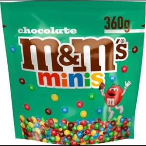 M&M’S Minis Chocolade Snoepjes360 g – Krokant & Kleurrijk