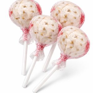 Mega Salmiak Knotsen 4 Stuks – Oud Hollands Salmiak Lolly | 22g per stuk