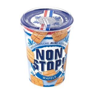 Non Stop Mini Wafels 110g – Krokante Miniwafel Koekjes