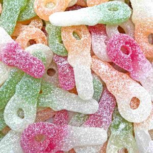 Frisia Vegan Sour Tropical Dummies – Zure Tropische Sleutelsnoep | Vegan Snoep