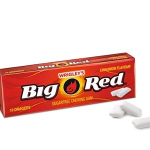 Wrigley’s Big Red Cinnamon Kauwgom Suikervrij 10 Stuks – Pittige Kaneel Gum