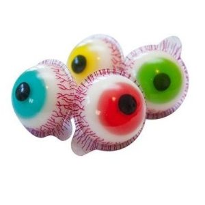Trolli Pop Eye Snoep – Zure Oogbal 19g 1 Stuk | Griezelig Lekker