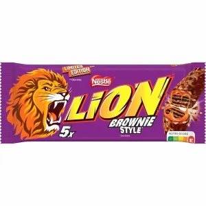 Nestlé Lion Brownie Style Snack Size 5-Pack 150g