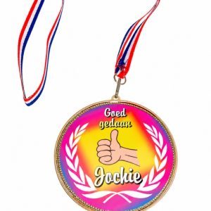 Chocolade Medaille “Goed Gedaan Jochie” – Avondvierdaagse Traktatie | The Candy Shop