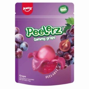 Amos Peelerz Gummy Grape 65g | Pelbare Druivensnoepjes | The Candyshop