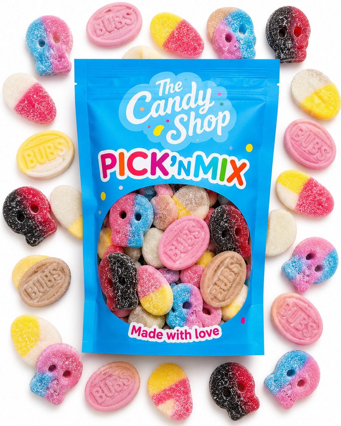 Maak Je Eigen Zweedse Bubs Snoepmix 500 Gram – Pick & Mix Bubs Snoep | The Candy Shop
