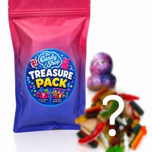 Mystery Treasure Pack – 240 Gram Halal Snoep + 1 Mystery Squishy