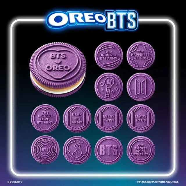 Oreo BTS Brown Sugar Pancake Limited Edition 58g – Exclusieve Koreaanse Oreo - Afbeelding 3