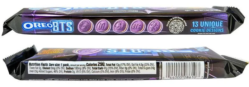 Oreo BTS Brown Sugar Pancake Limited Edition 58g – Exclusieve Koreaanse Oreo - Afbeelding 2