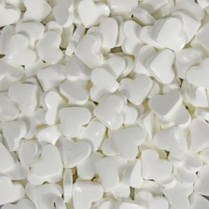 dextrose vruchtenhartjes wit klein