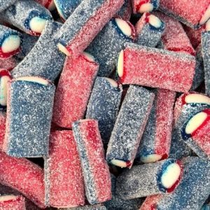 Mini Jumbo Pika Energy – Zure Energy Snoepstaafjes Rood/Blauw